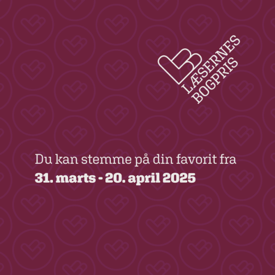 Grafik til Læsernes Bogpris 2025.