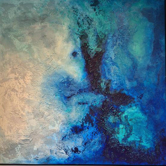 Akrylmaleri af Giedre Yager.