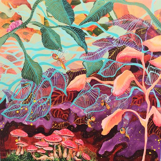 Kunst af Rikke Feld.