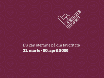 Grafik til Læsernes Bogpris 2025.