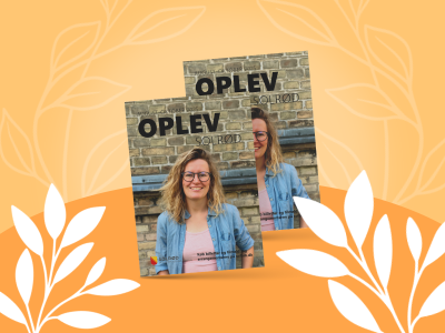 Bibliotekets arrangementsfolder for august til oktober 2025.