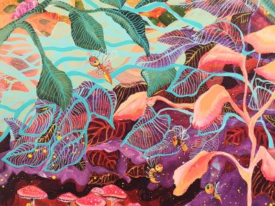 Kunst af Rikke Feld.