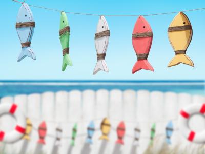 Fisk på snor