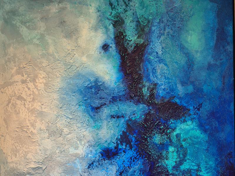 Akrylmaleri af Giedre Yager.