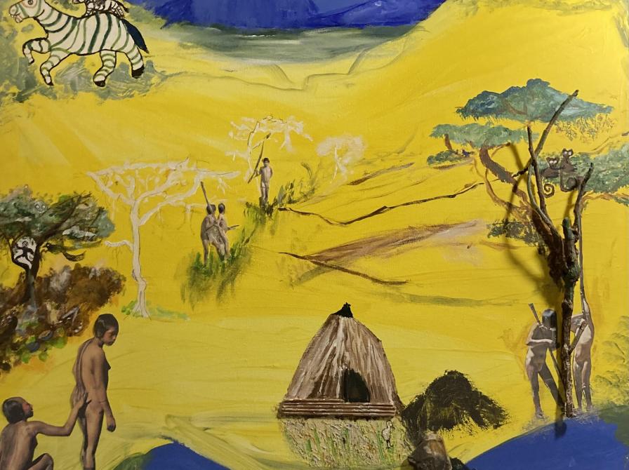 Maleri af Birgith S. Ibsen.