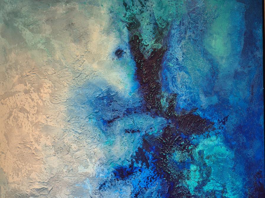 Akrylmaleri af Giedre Yager.