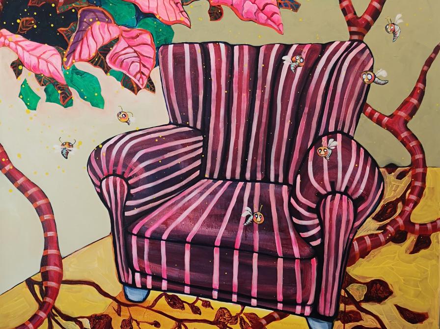 Kunst af Rikke Feld.